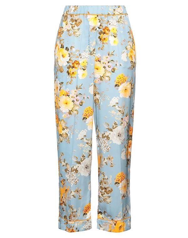 ユッカ レディース ボトムス カジュアルパンツ JUCCA Sky Blue ブルー