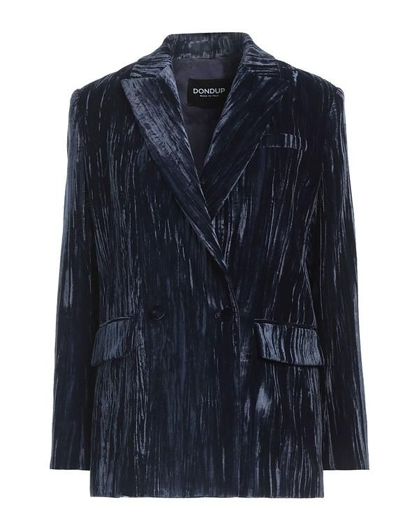 ドンダップ レディース アウター ジャケット・ブルゾン テーラードジャケット DONDUP Navy ネイビー