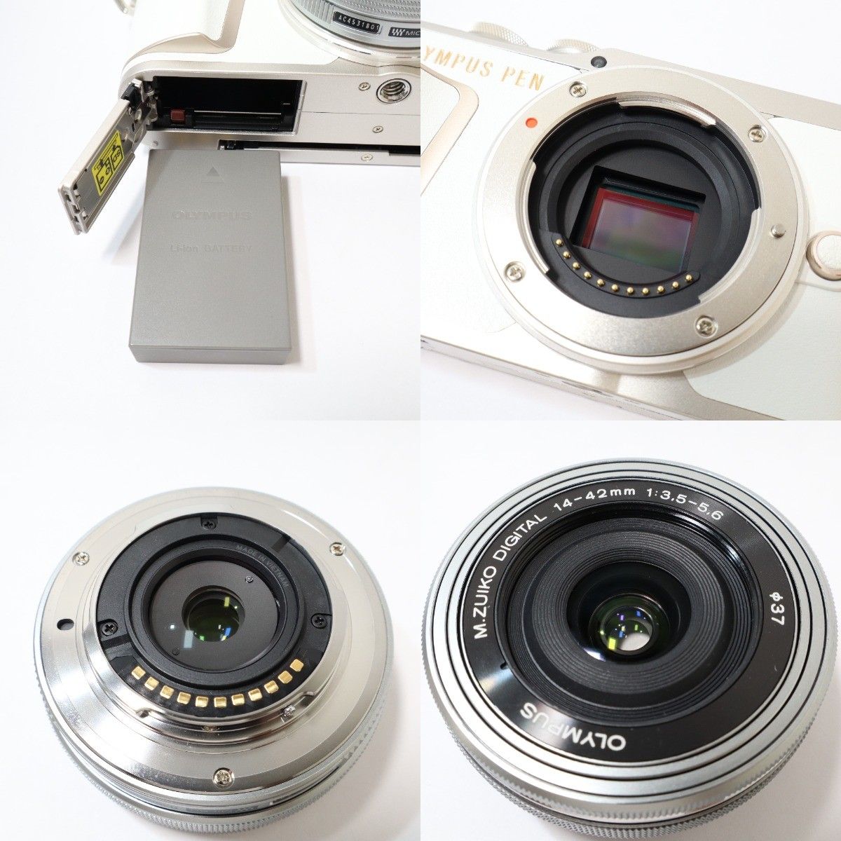 OLYMPUS PEN E-PL10 14-42mm 1:3.5-5.6 動作品 ミラーレス 一眼