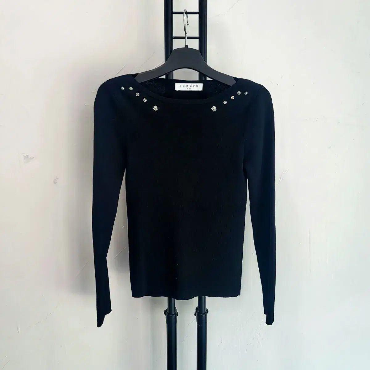 正規品 SANDRO ブラックニット