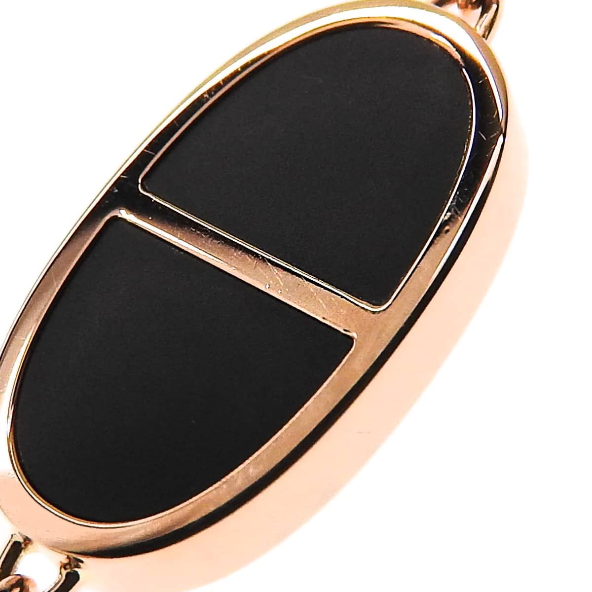 HERMES(エルメス) シェーヌ ダンクル ヴェルソ ブレスレット ピンクゴールド K18PG セラミック CE 6.6g ブレスレット アクセサリー ジュエリー ピンクゴールド ブラック黒 レディース 40802203160【中古】【アラモード】