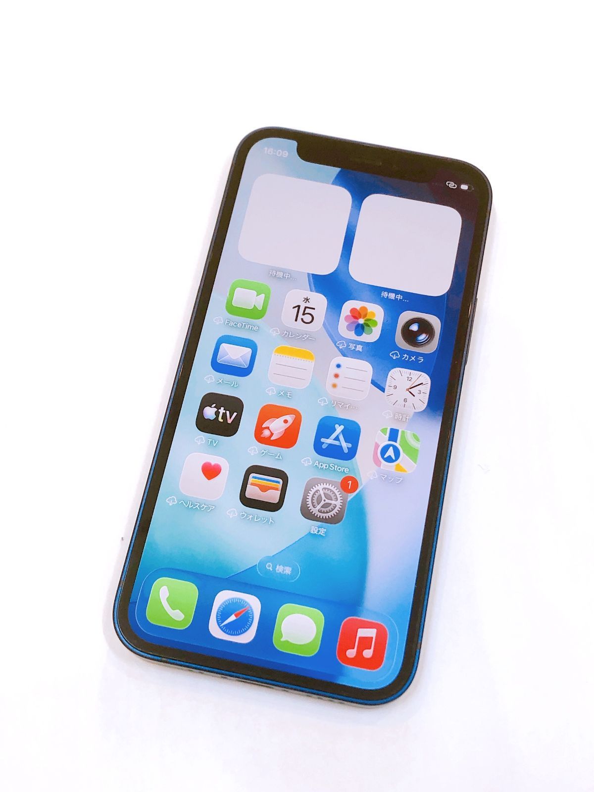 【4790】★極美品★ アップル iPhone 12 mini MGDV3J/A 256GB ブルー SIMロックなし ネットワーク利用制限無し Apple スマートフォン アイフォン 白ロム