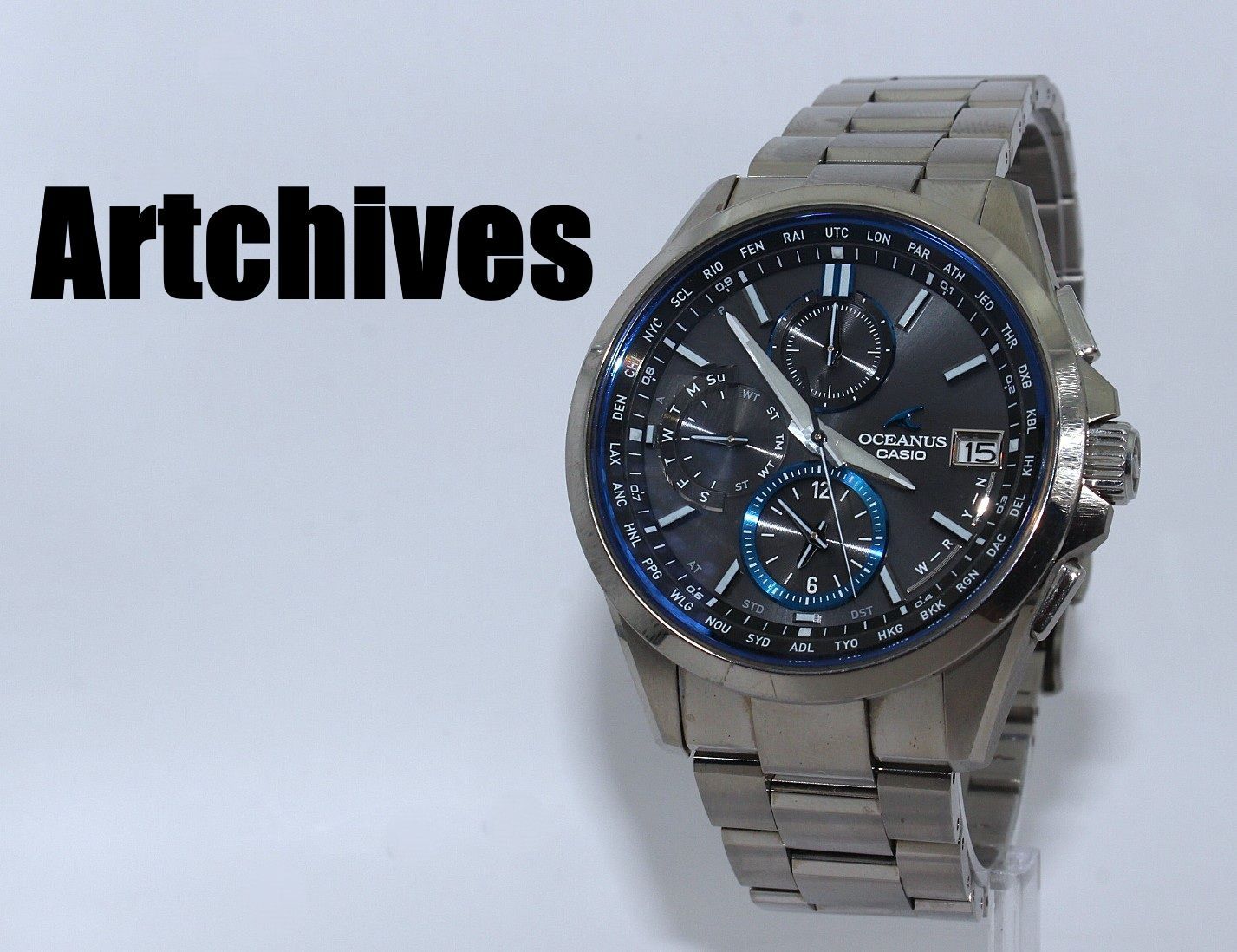 『VRW-2029』☆時計☆CASIO (カシオ)☆OCW-T2600-1AJF☆オシアナス クラシックライン☆BK文字盤 メンズ ソーラー 腕時計 稼働品☆