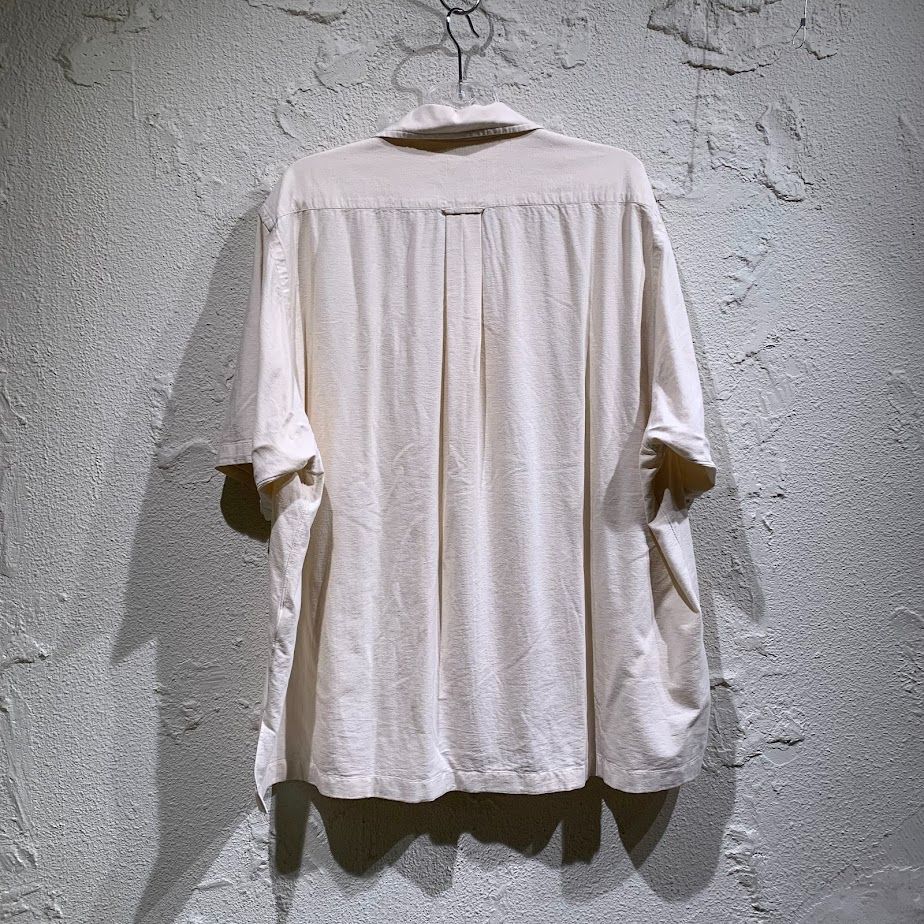 新品未使用】herill Silk cotton nep オープンカラーシャツ HERILL