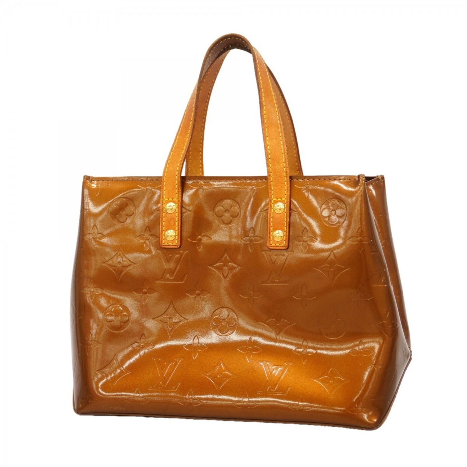 ルイ・ヴィトン(Louis Vuitton) ルイ・ヴィトン ハンドバッグ ヴェルニ リードPM M91146 ブロンズレディース P3201002