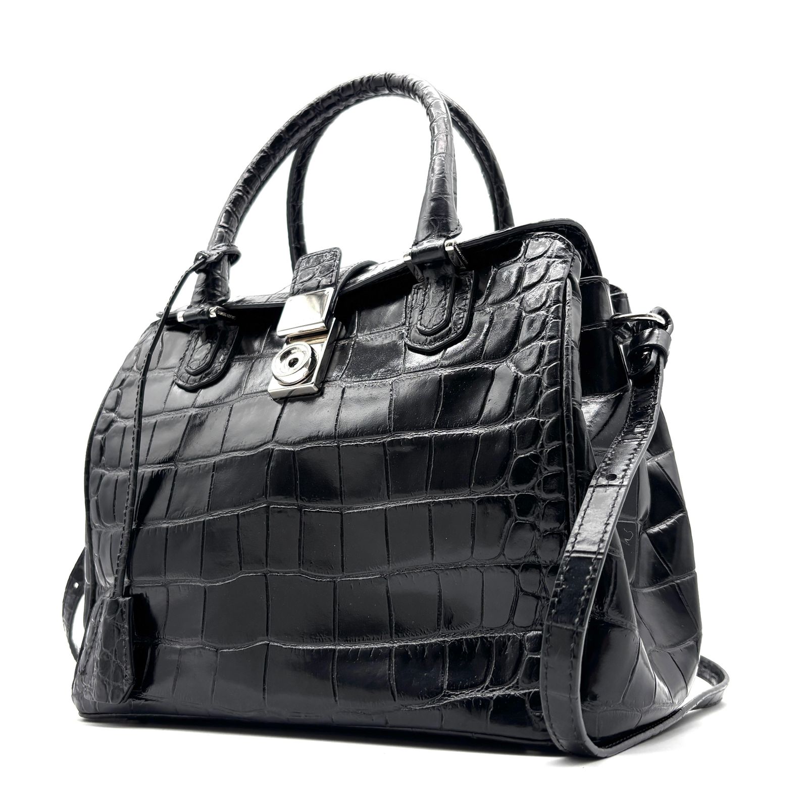 極美品 TORY BURCH トリーバーチ トートバッグ 黒 A4 大容量 通勤 