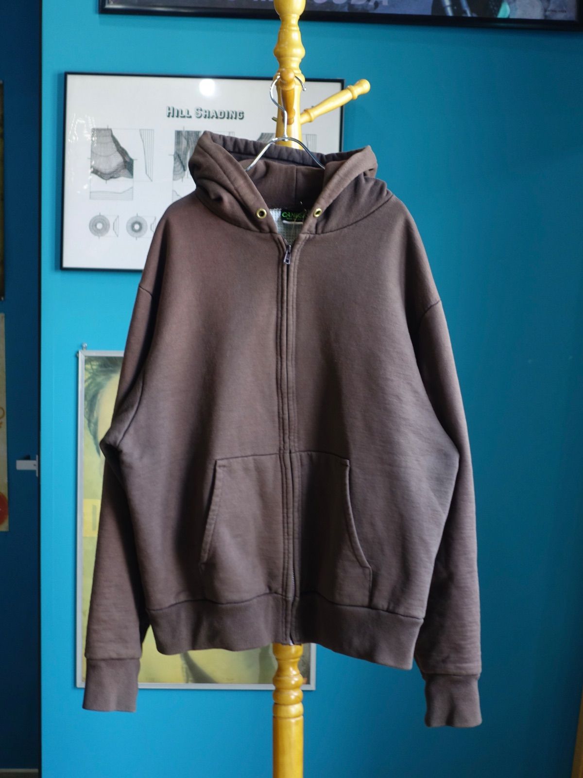 90s CAMBER Thermal-Lined Zip-up Hoodie キャンバー ジップパーカー サーマル アメカジ
