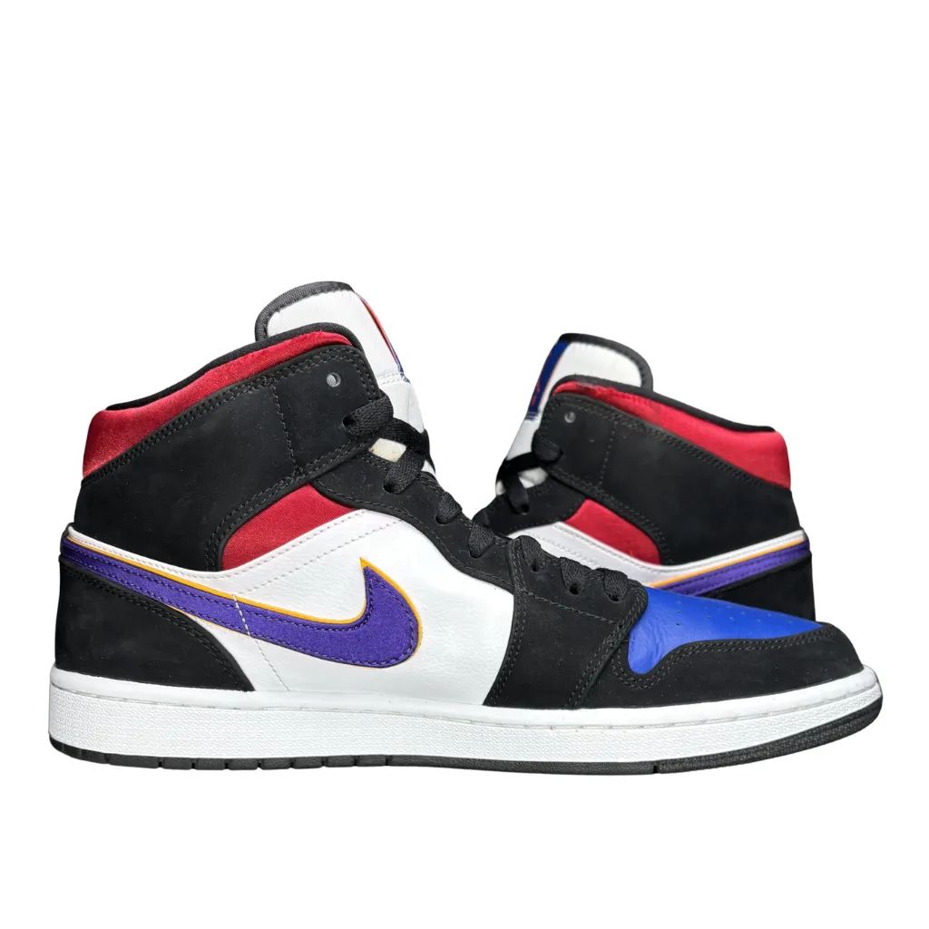 ビッグサイズ NIKE AIR JORDAN 1 MID LAKERS TOP 3 SE エア ジョーダン
