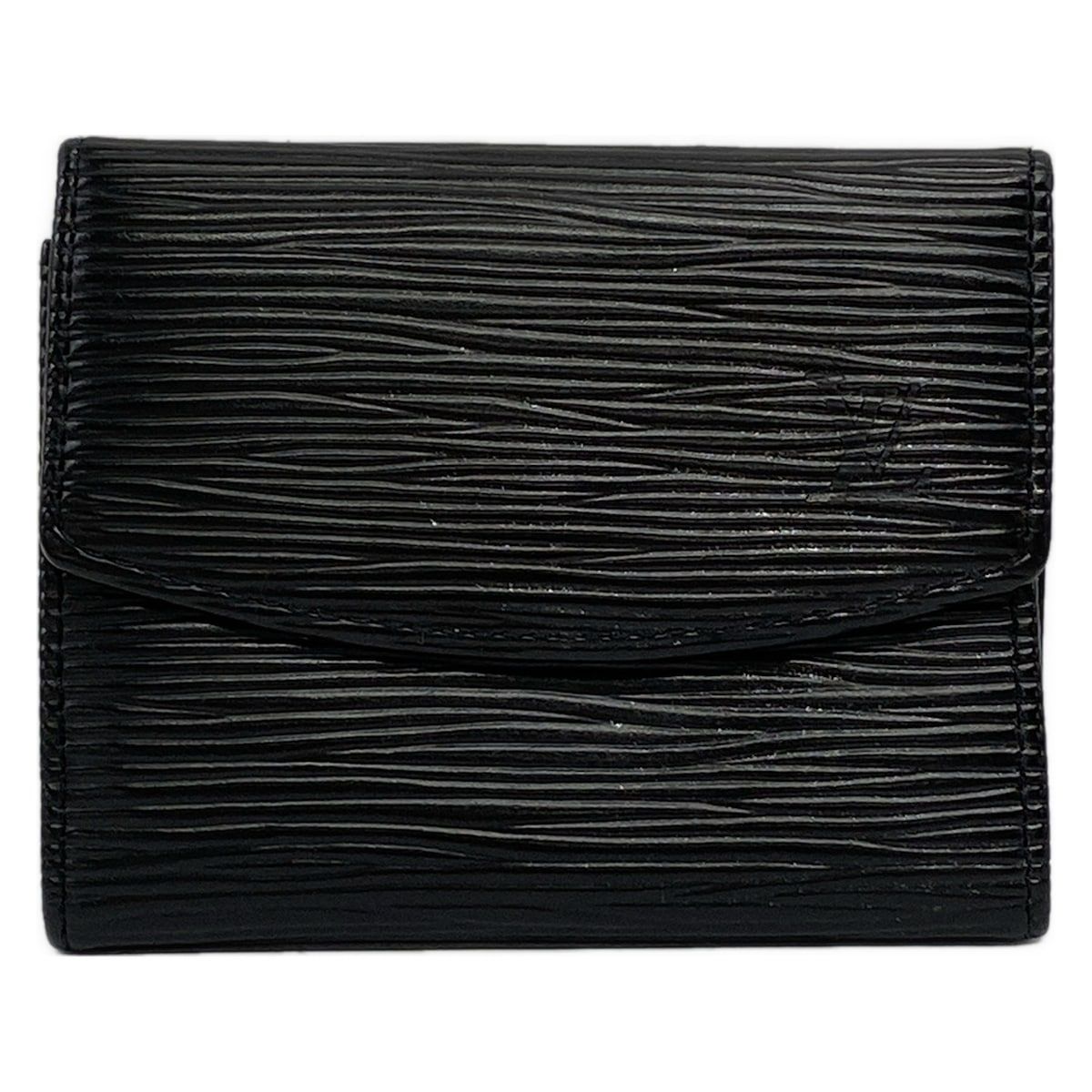 LOUIS VUITTON(ルイヴィトン) コインケース エピ ポルトモネサーンプル M63412 ノワール レザー