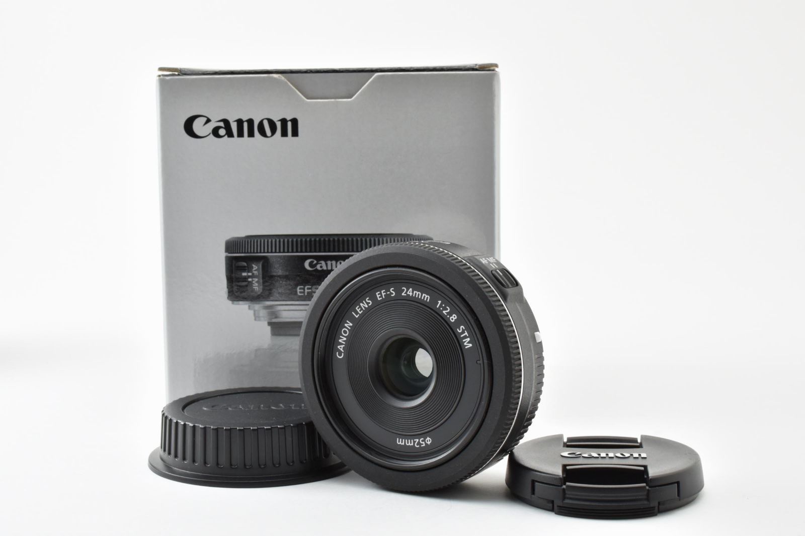 ☆外観極上☆ キヤノン Canon EF-S 24mm F2.8 STM 《元箱・前後