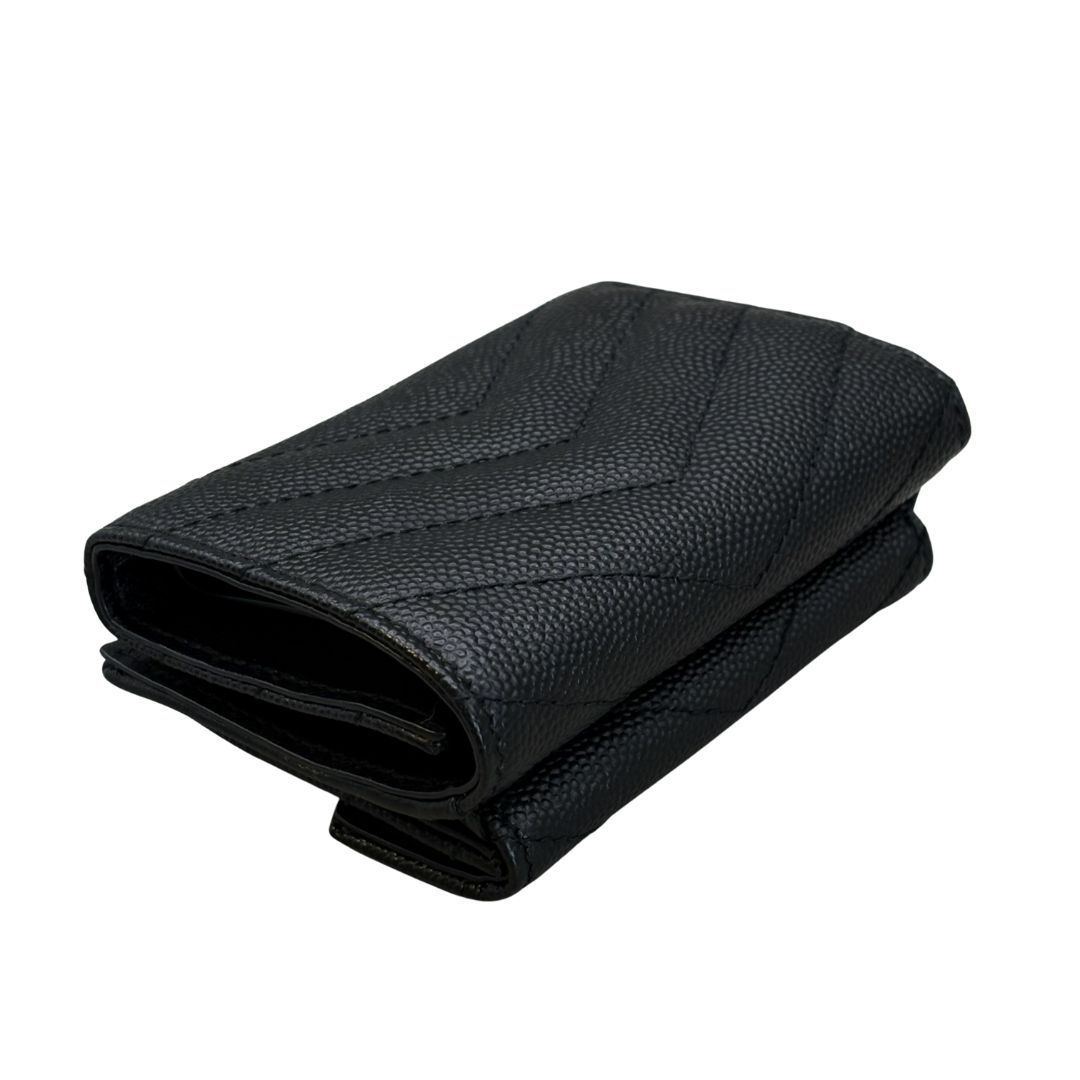 SAINT LAURENT サンローラン YSL カサンドラ 三つ折り財布 レザー 0919