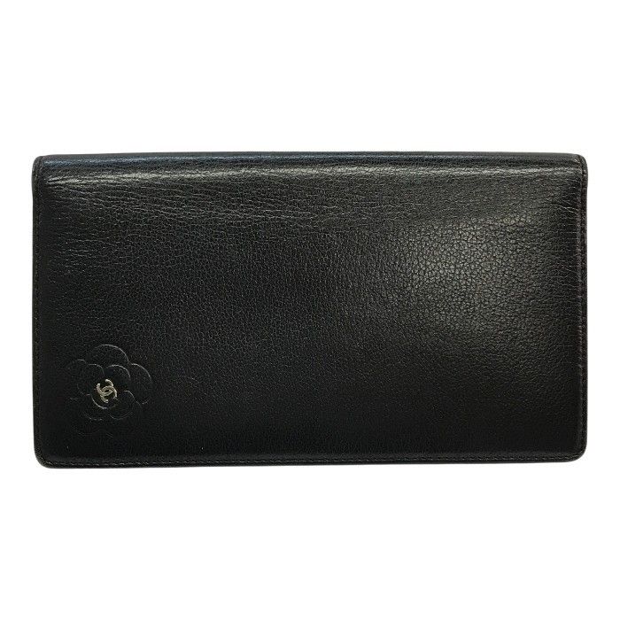 CHANEL シャネル レザー長財布 カメリア こココマーク CHANEL シャネル 長財布 レディース 2つ折り レザー カメリア ココ