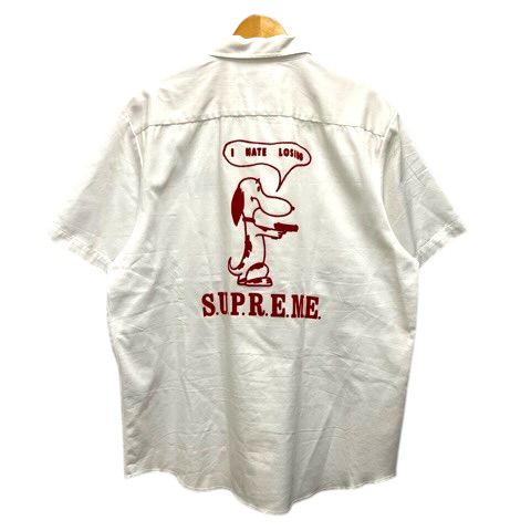 シュプリーム SUPREME 21SS Dog Work Shirt ドッグ ワーク シャツ ロゴ