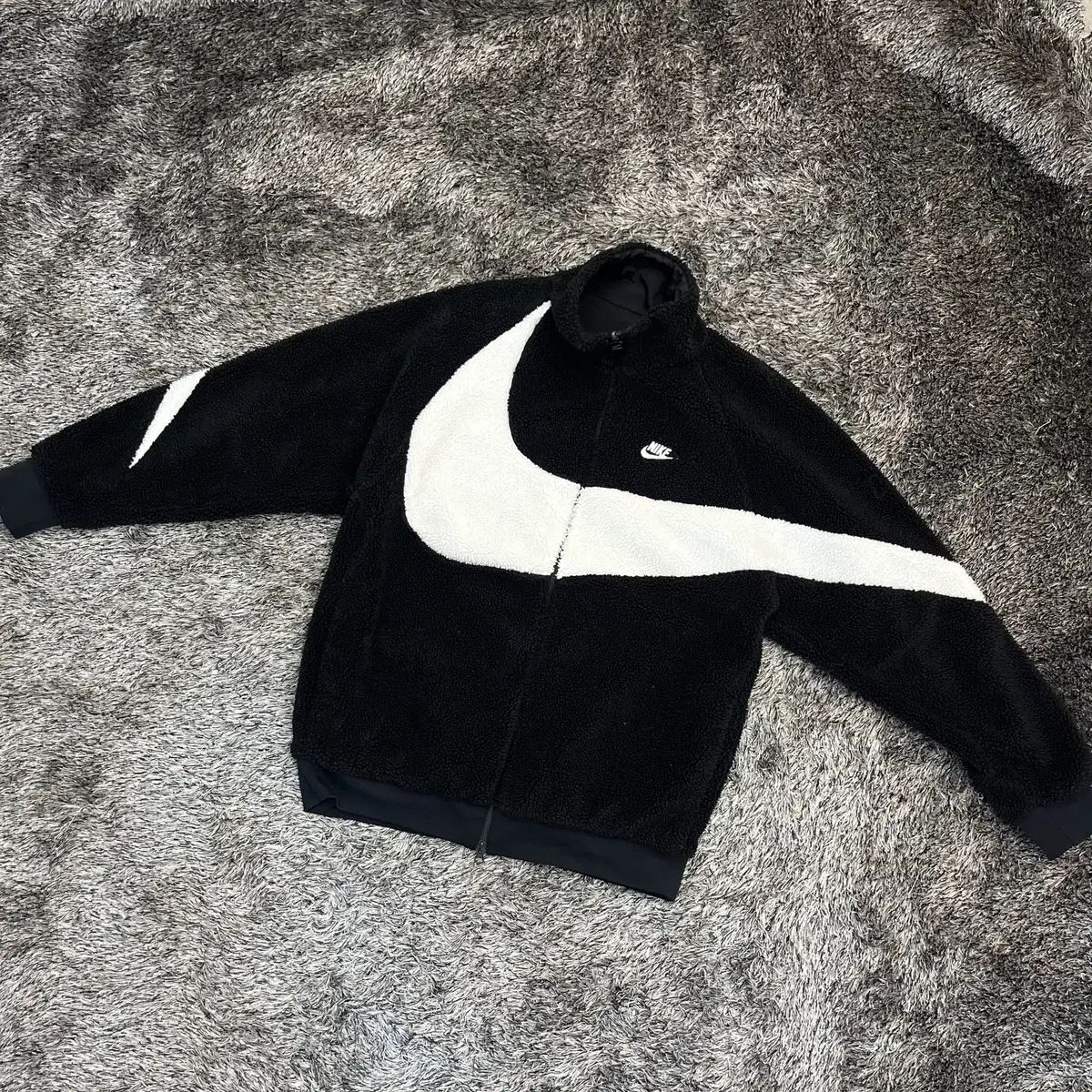 ナイキ ビックスウォッシュ フリース リバーシブル シェルパ ウーブン ジャケット (XL) 12,188円