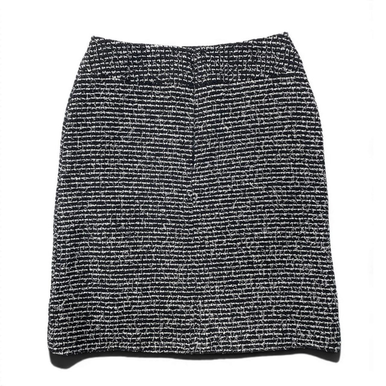 シャネル CHANEL 99A 90S ツイードスカート ひざ丈 CHANEL シャネル ヴィンテージ 2003年 ツイードスカート 膝丈スカート