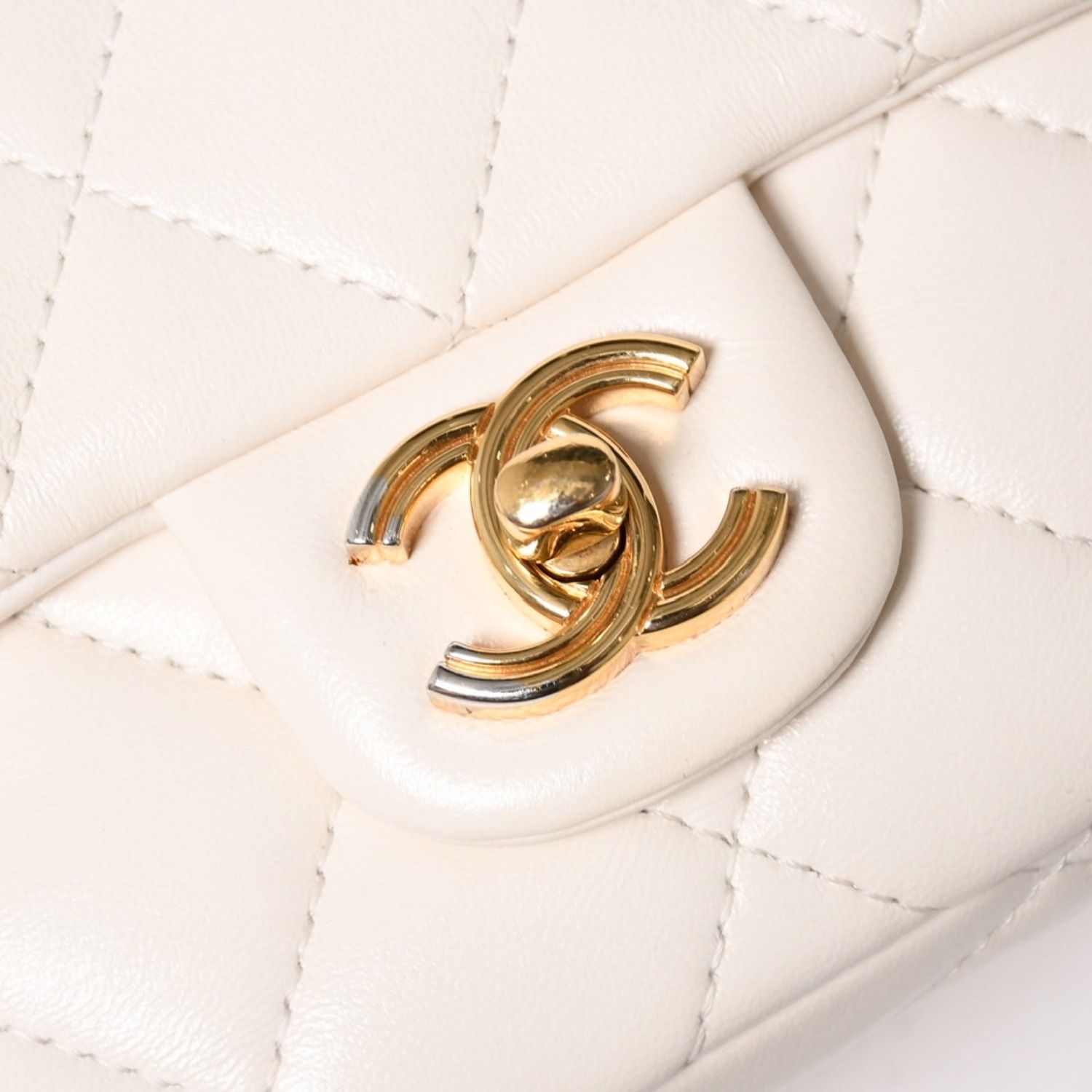 CHANEL シャネル スモール トップハンドル フラップ 2WAYバッグ AS4023