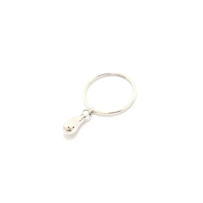 TIFFANY&Co. ティファニー ティアドロップ リング 指輪 SV シルバー 9号 1.6g 2148103901386【中古】200