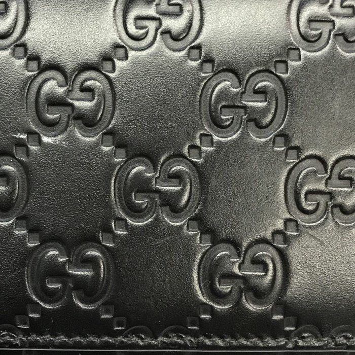 GUCCI グッチ GGシグネチャー DORIAN 長財布 メンズ 2つ折り レザー