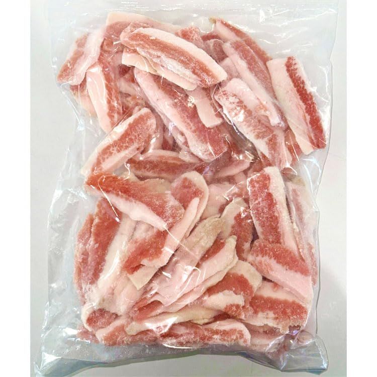 豚ジョールスライス6MM(豚トロ) 1KG 冷凍【5個セット】