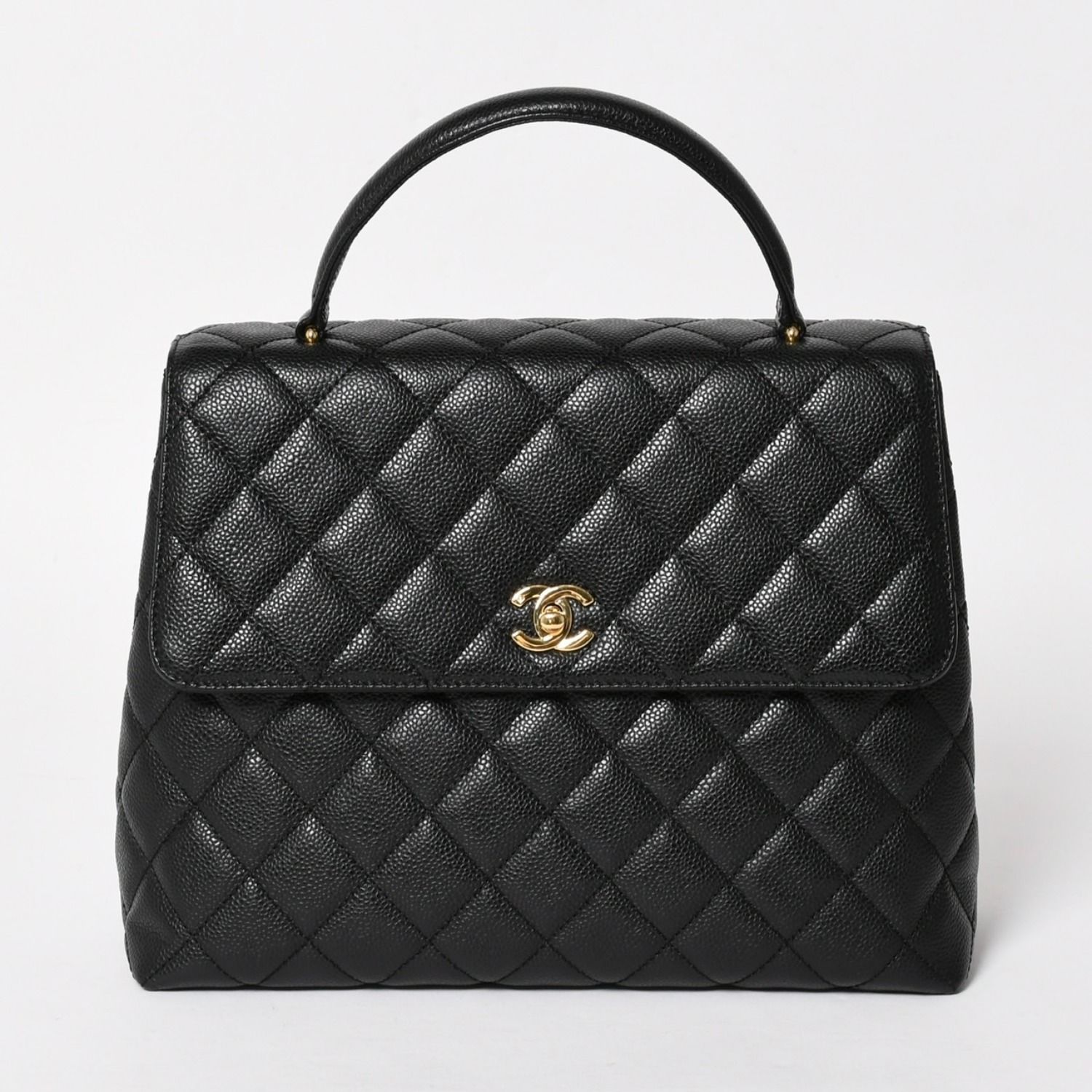 CHANEL シャネル【極美品】マトラッセ CCターンロック キルティングレザー 極美品 CHANEL シャネル マトラッセ キルティング ココマーク CC