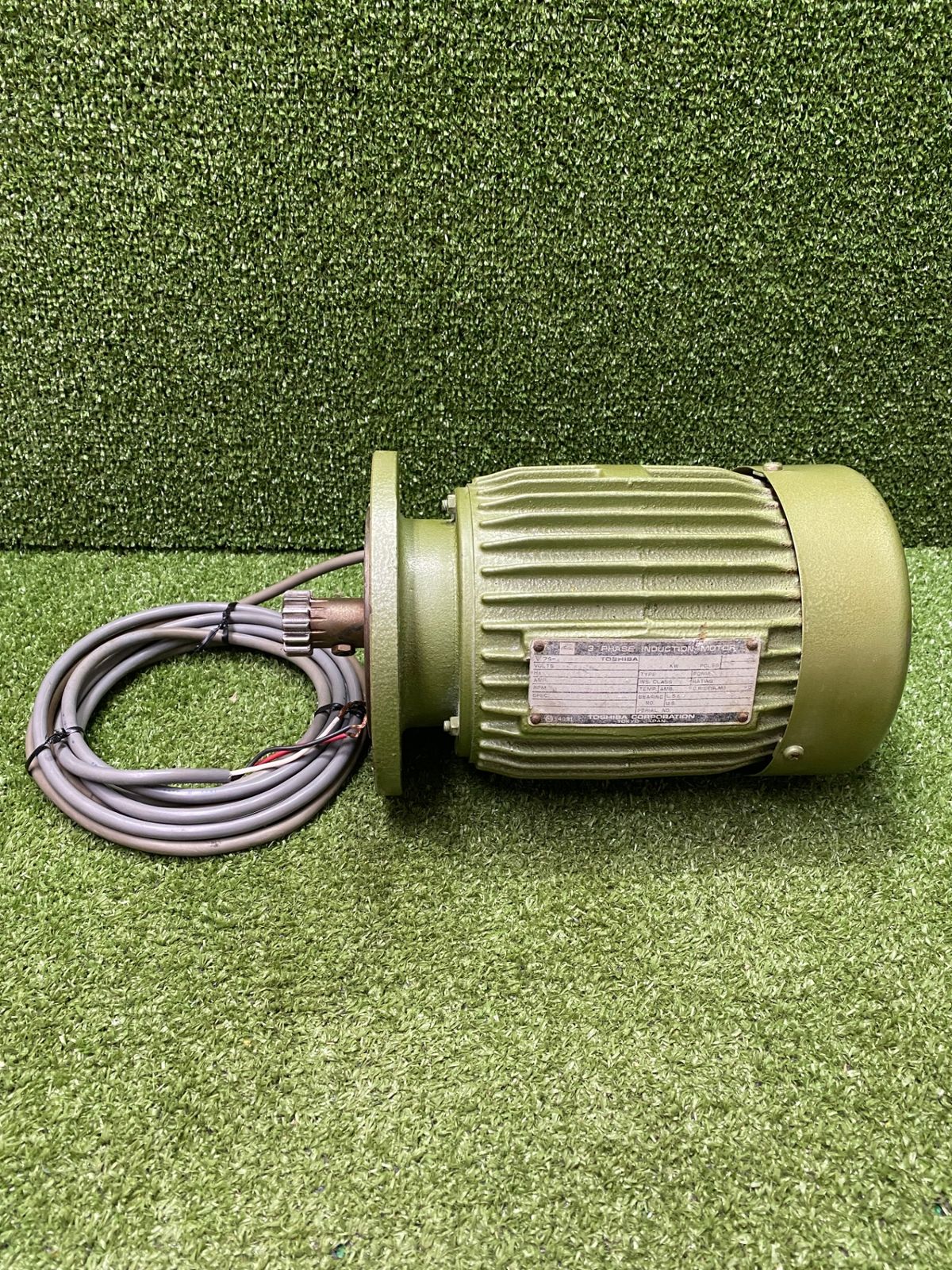 【中古品】【0902】TOSHIBA(東芝) 200V0.4KWモーター　ITN1ZZC2RCKY