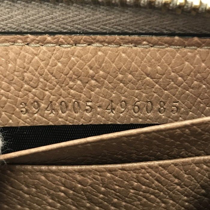 GUCCI グッチ GGキャンバス 長財布 レディース レザー ラウンド