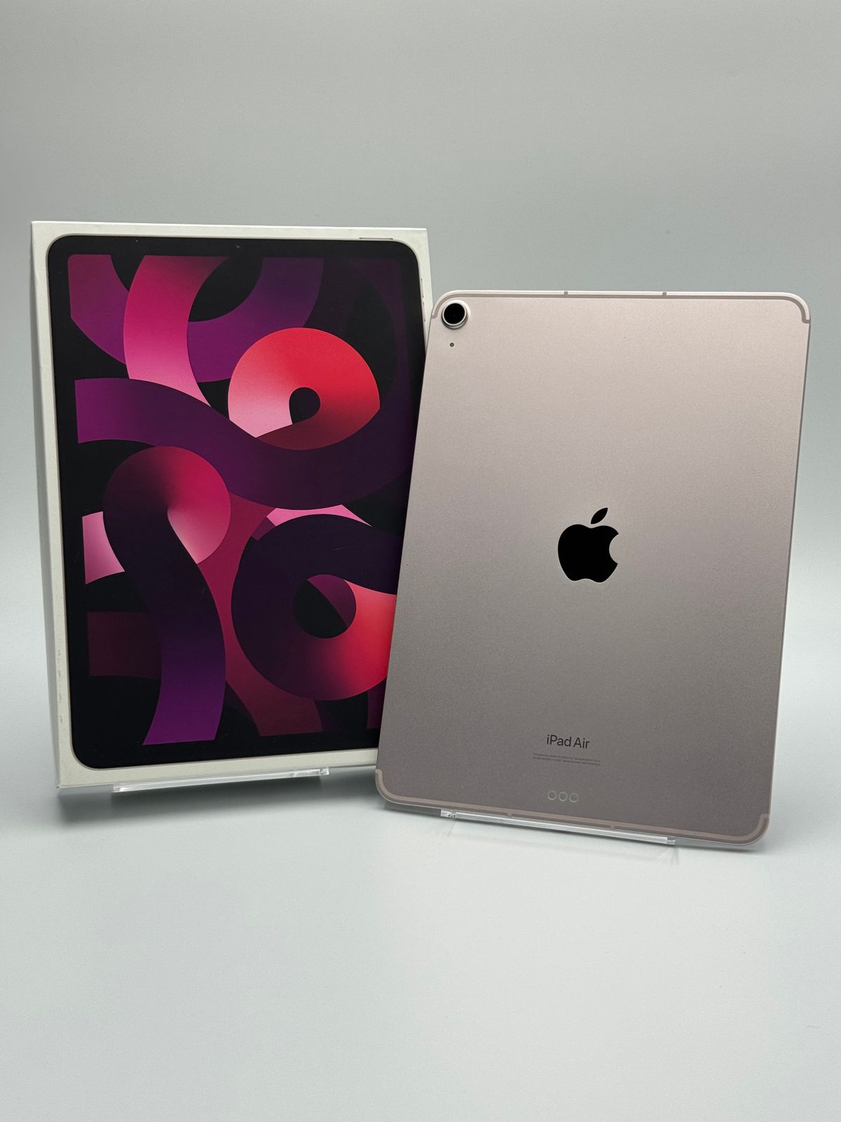 【訳あり箱付き中古A】iPad Air 5 256GB ピンク wifi+Cellular バッテリー【76%】 SIMフリー 白ロム