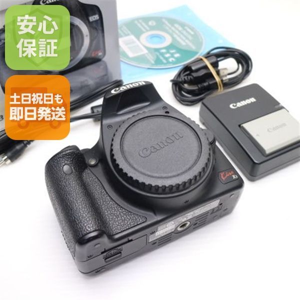 良品中古 EOS Kiss X3 ブラック ボディ 即日発送 デジ1 Canon デジタルカメラ 本体 土日祝発送OK 01000 7,770円