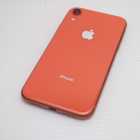 超美品 SIMフリー iPhoneXR 128GB コーラル ピンク スマホ 白ロム 即日
