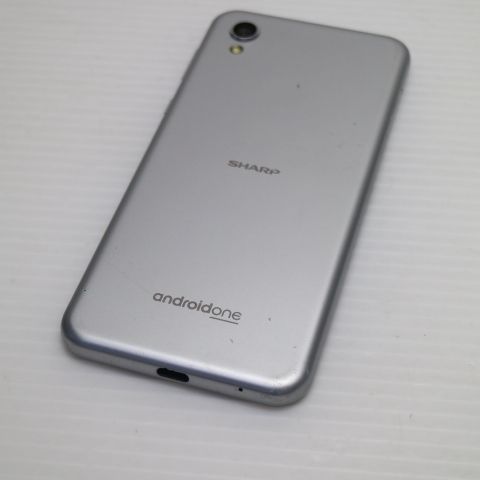 美品 S5-SH Android One S5 クールシルバー スマホ 本体 白ロム 土日祝