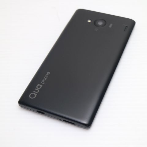 美品 au Qua phone QX ブラック 即日発送 スマホ KYOCERA au 本体 白