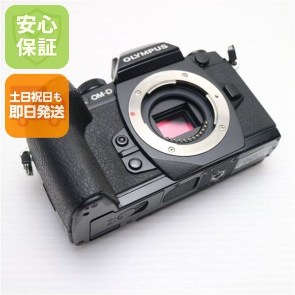 超美品 E-M1 OM-D ブラック 即日発送 ミラーレス一眼 OLYMPUS 本体 土日祝発送OK 01000