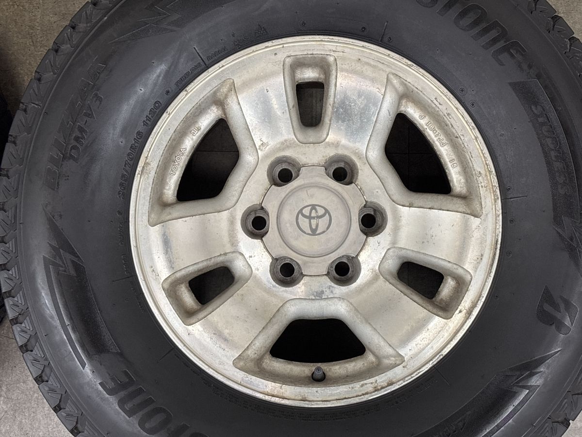 バリ溝】トヨタ ハイラックスサーフ 純正 16in 7JJ +15 PCD139.7 