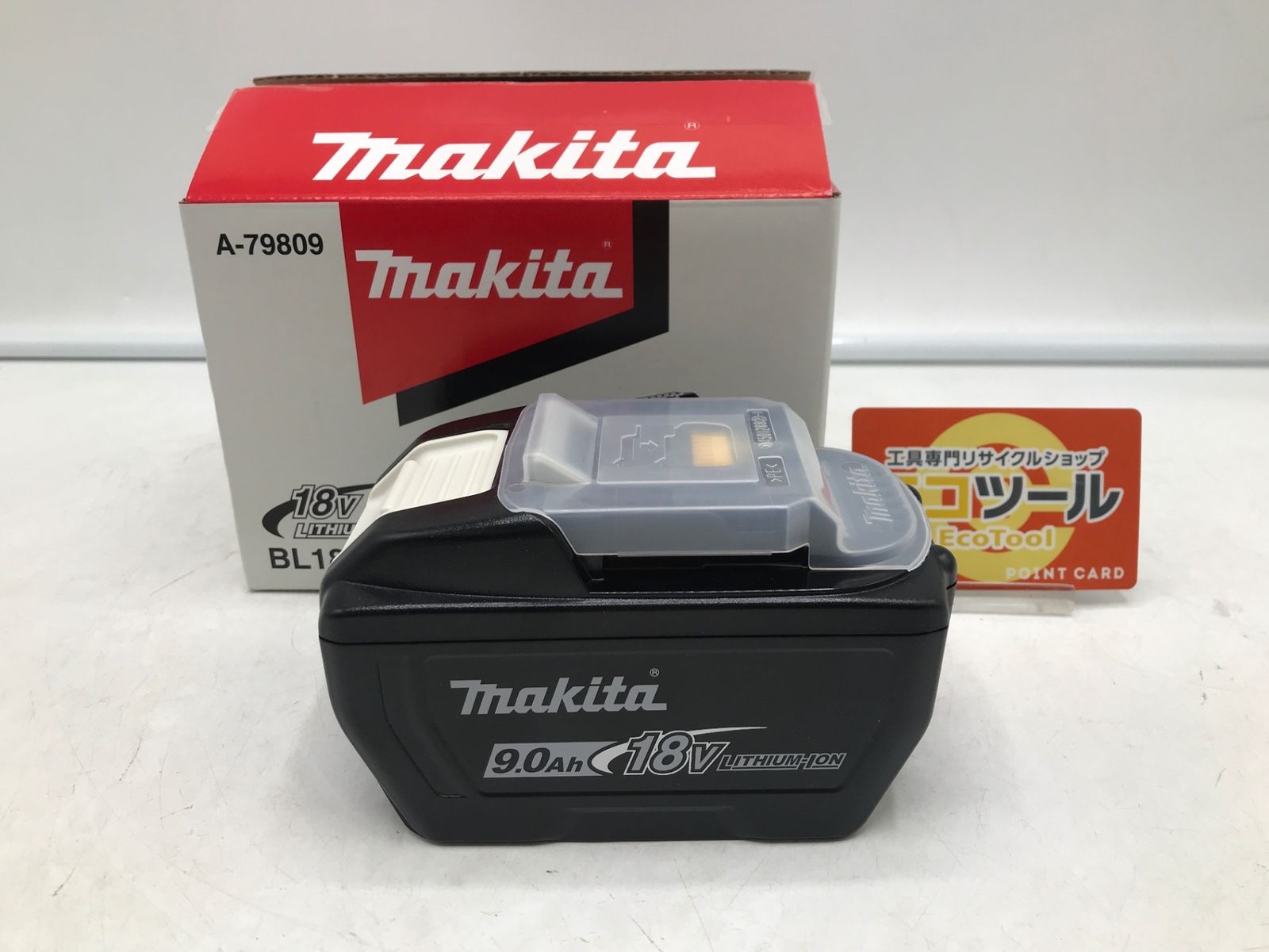 【未使用】Makita/マキタ BL1890 ☆ 18v9.0Ahリチウムイオンバッテリー [IT_30QP6][岡岩][M05]