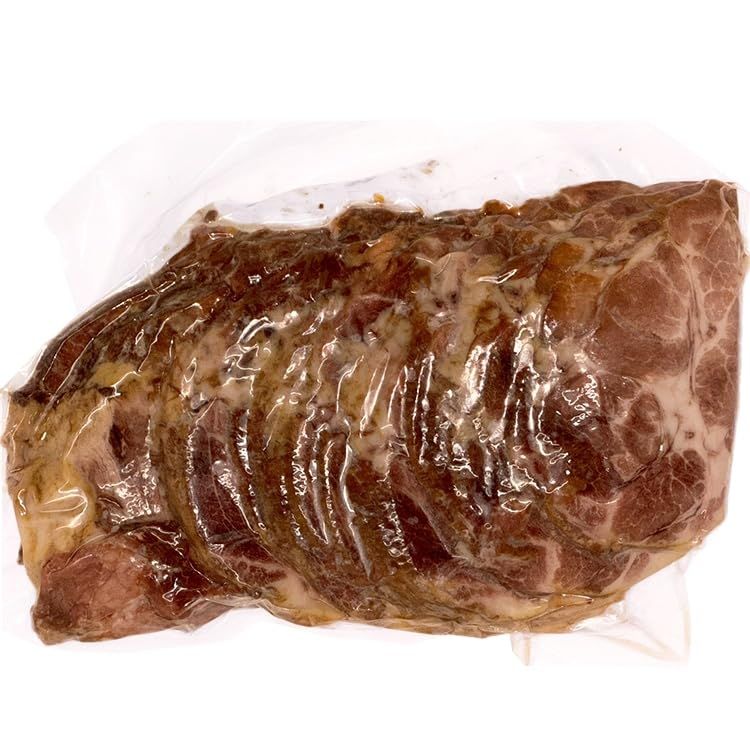 豚肩ロースチャーシュー濃い味3ミリスライス 1KG 冷凍【3個セット】