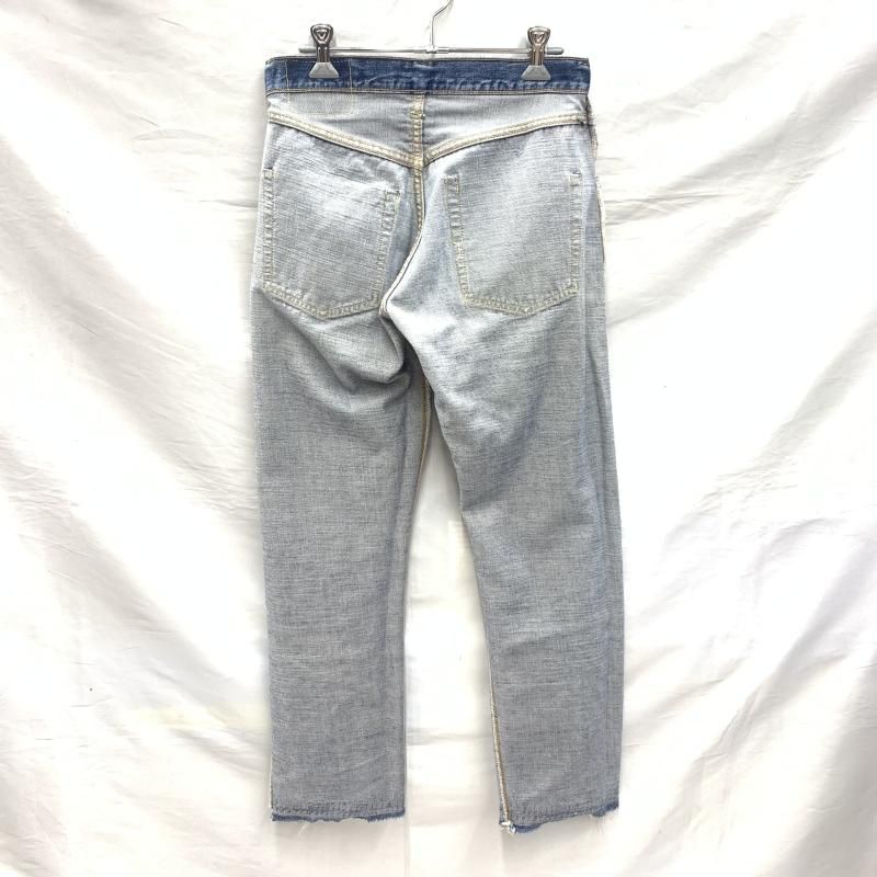 中古】60s～ LEVI'S 501 BIGE後期 不均等V 平行ステッチ W28