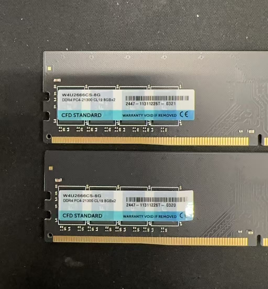 ☆CFD Standard DDR4-2666 16GB（8GB×2枚）W4U2666CS-8G ++925018