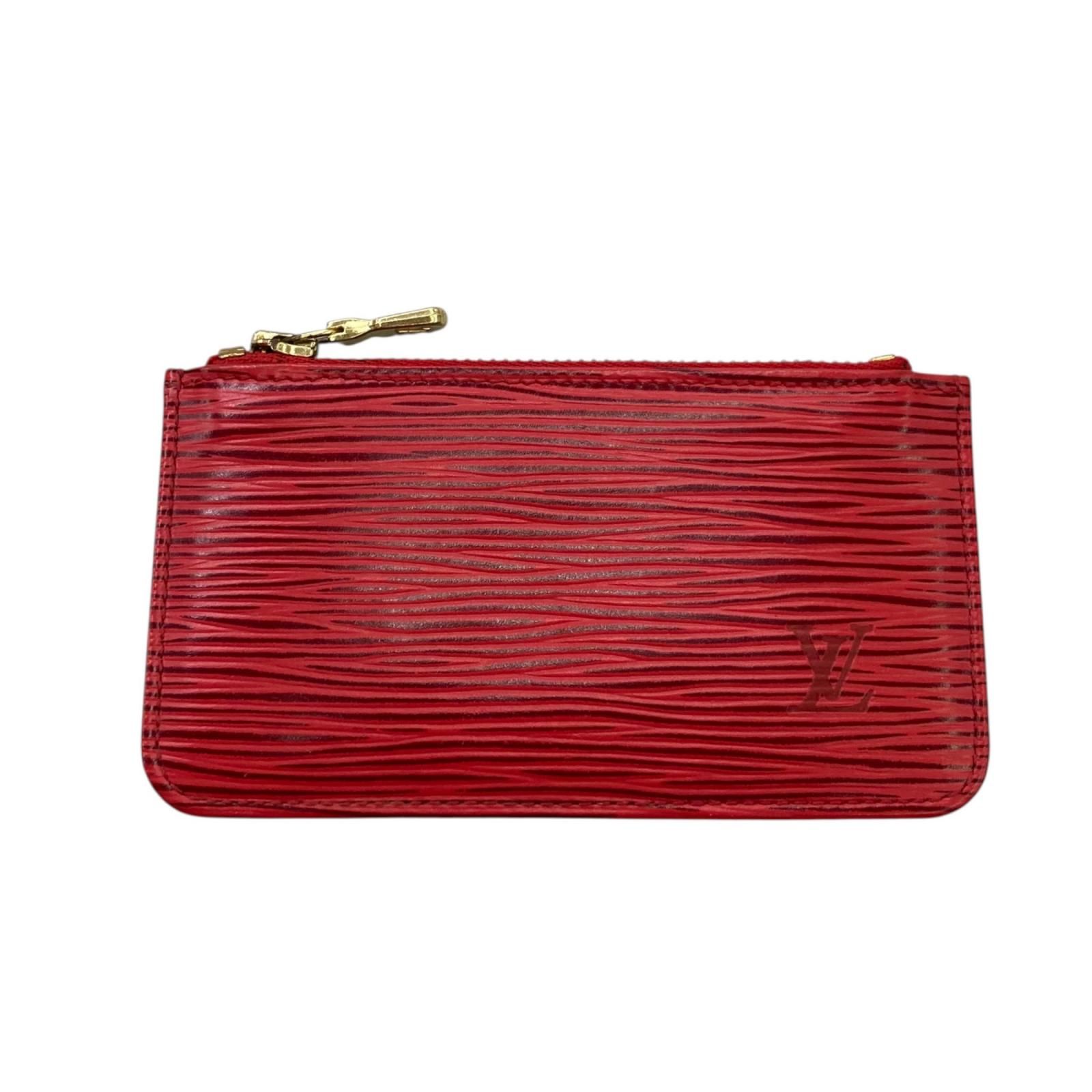 186005 現状品 Louis Vuitton ルイヴィトン コインケース　小銭入れ　エピレザー　レッド