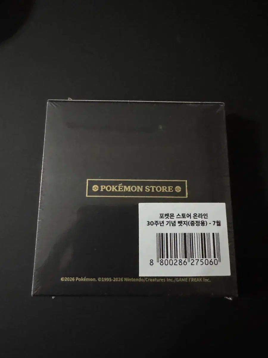 ポケットモンスターSTORE 30周年 記念 バッジ 7月