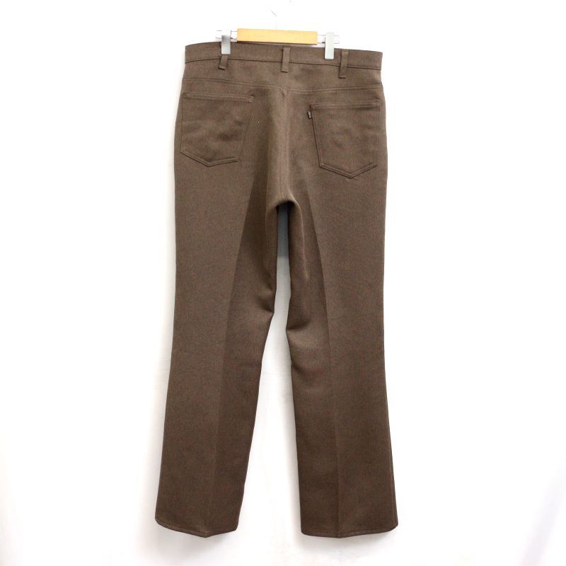 70s フレアスラックス 70s vintage Levi's スタプレ フレア スラックスパンツ メンズ XL