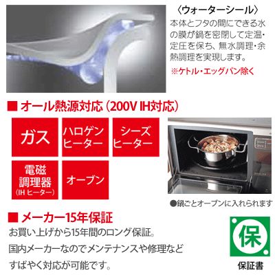 新品 ジオプロダクト ポトフ鍋 22cm 5L 全面7層構造 宮崎製作所 GEO