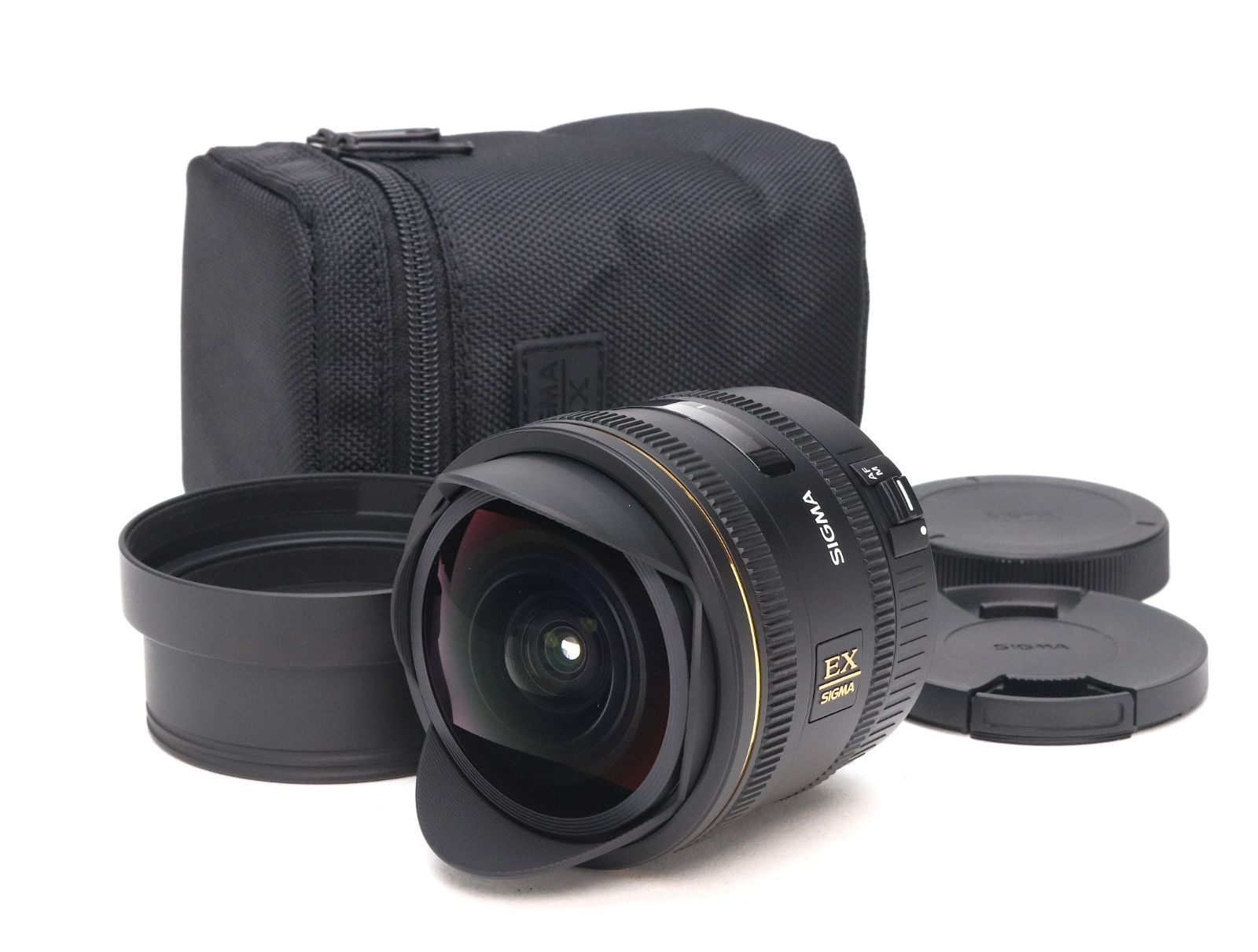 A- (美品) SIGMA シグマ 10mm F2.8 EX DC FISHEYE HSM キヤノン EF用