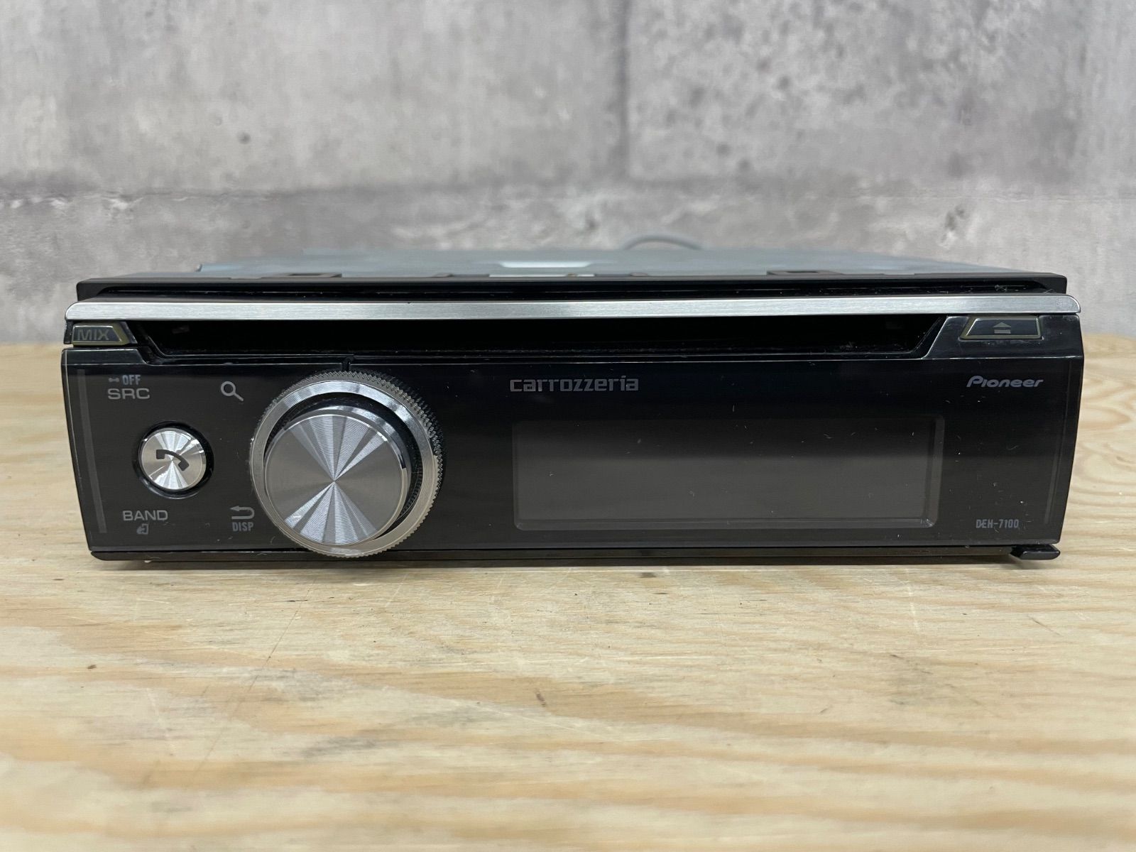 H-07030 carrozzeria カロッツェリア 1DINカーオーディオ DEH-7100