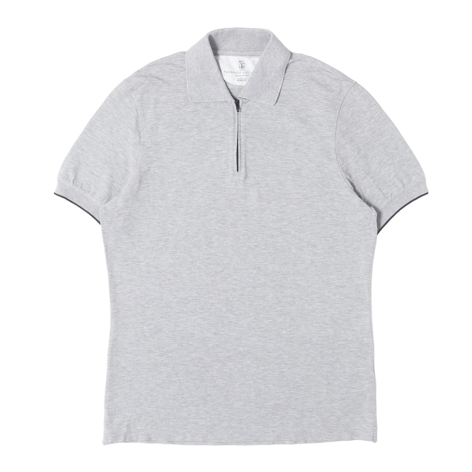 BRUNELLO CUCINELLI ブルネロクチネリ ポロシャツ グレー サイズ:S