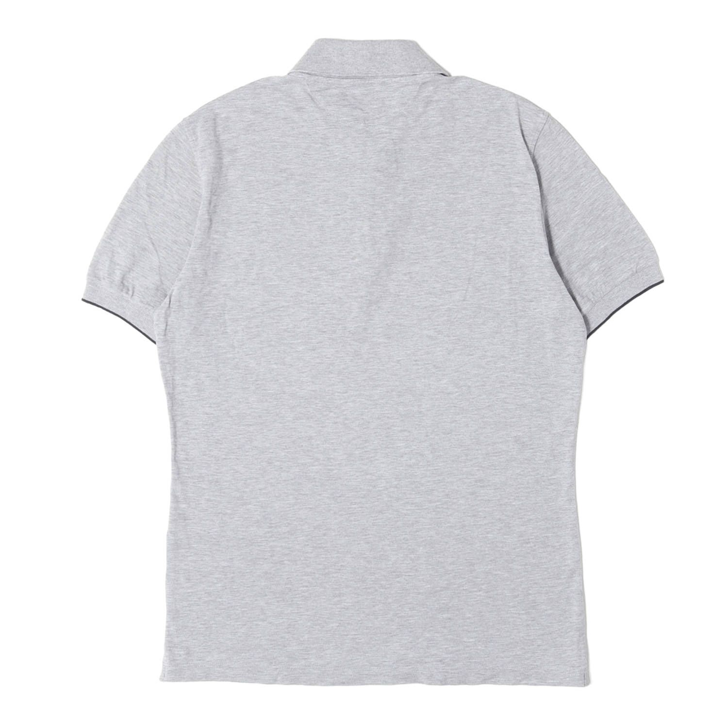 BRUNELLO CUCINELLI ブルネロクチネリ ポロシャツ グレー サイズ:S
