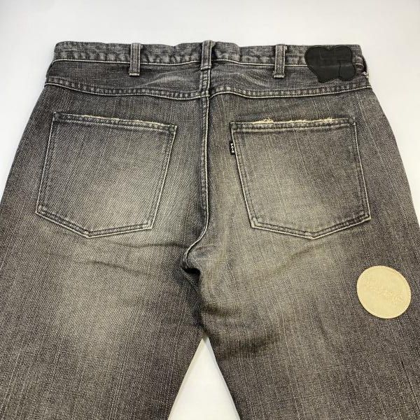 中古】NUMBER(N)INE 04AW GIVE期 ワッペン フレアデニム ブラック 3×32