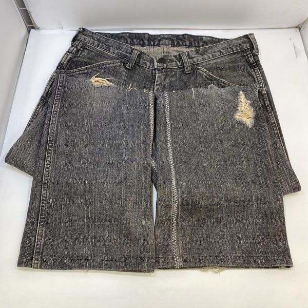 中古】NUMBER(N)INE 04AW GIVE期 ワッペン フレアデニム ブラック 3×32