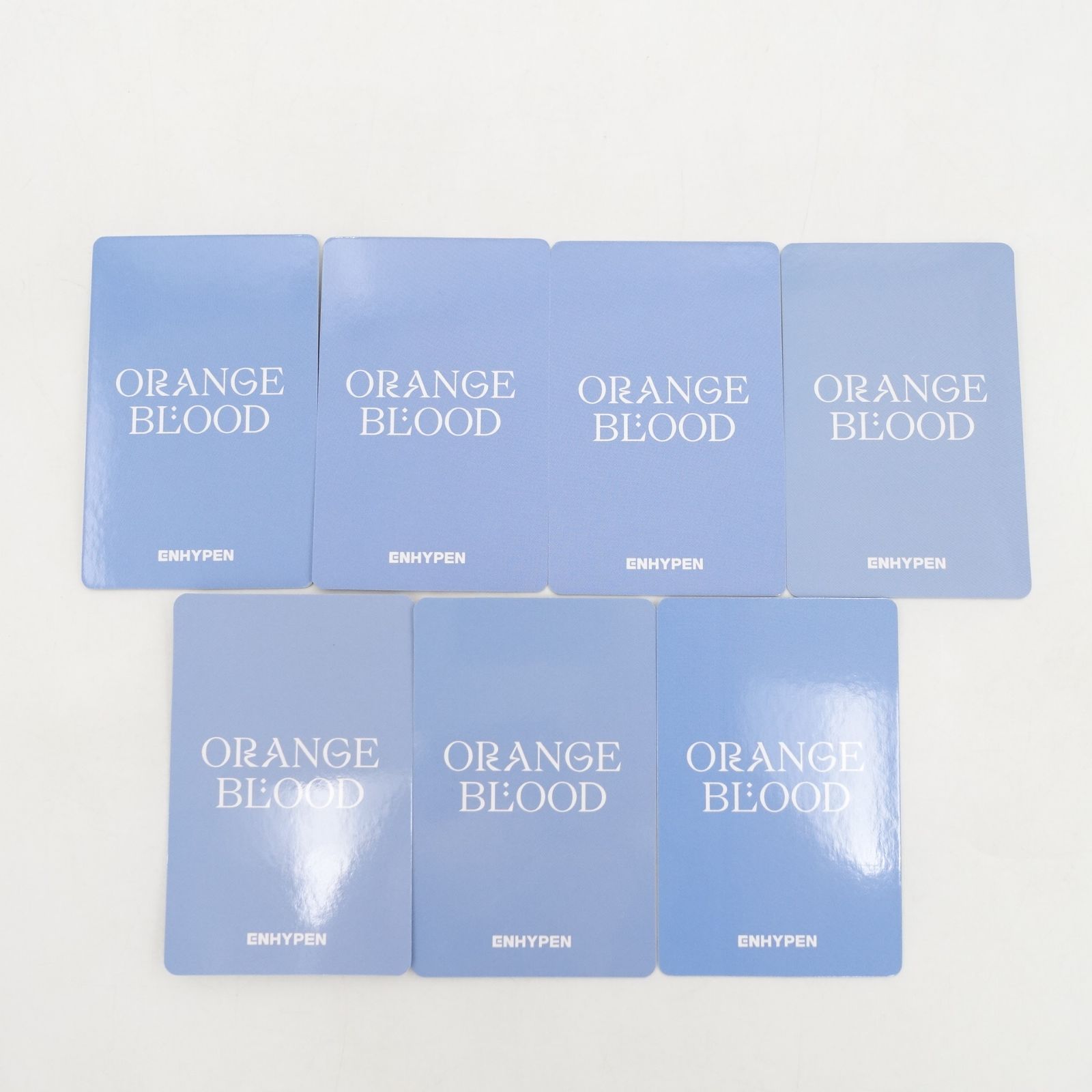 ENHYPEN ORANGE BLOOD yizhiyu 1.0 ラキドロ yzy 特典 オールメンバー
