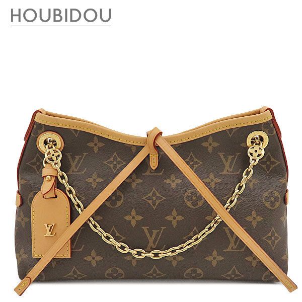ルイヴィトン LOUIS VUITTON 2WAYバッグ キャリーオール BB モノグラムキャンバス モノグラム ゴールド金具 茶 ハンドバッグ ショルダー M13014 RFID 【保存袋】【中古】