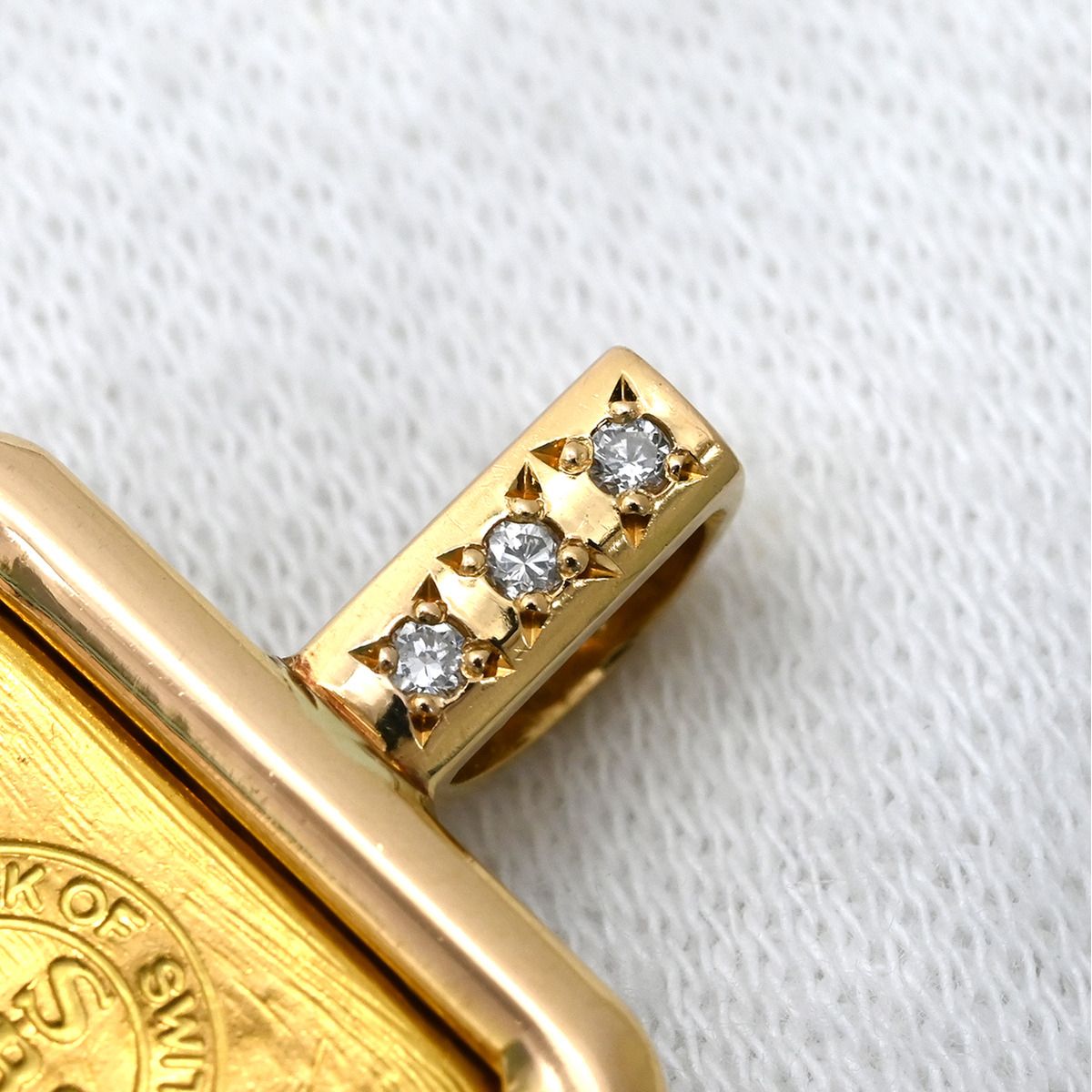 コルム CORUM ペンダントトップ UBS インゴット ダイヤモンド イエロー